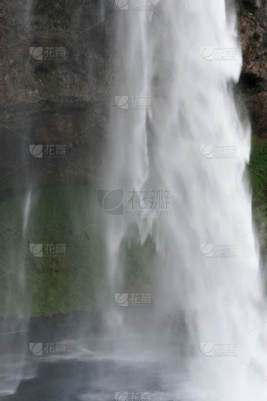 seljalandsfoss waterfall,垂直画幅,水,地形,岩石,过大的,瀑布,无人,全景,巨大的素材-花瓣网