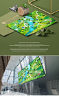 Yves Rocher France La Gacilly isometric Map on Behance-1