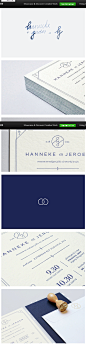 Hanneke & Jeroen - Wedding invitation on Behance