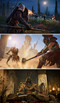 6.11 #刺客信条##Assassin's Creed##AC：起源##AC: Origins#【官方宣传图】众神之国，金沙绿洲，绚丽壮美！ ​​​​