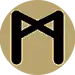 神秘斯堪的纳维亚符符号字母插画卡片海报AI矢量免抠图案素材 (30)