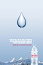 Evian, Water, Droplet