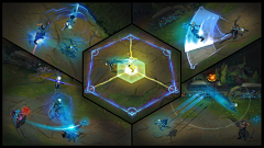 澡巾采集到LOL，王者荣耀，MOBA