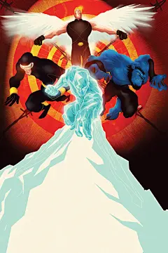 X-Men: Civil War on Behance手绘 矢量 #插画# #采集大赛#【之所以灵感库】
