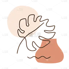 手绘-莫兰迪色块贴纸svg7