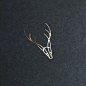 logoinspirations Deer Mark by Brad Harrell @bradharrellart - LEARN LOGO DESIGN  @learnlogodesign @learnlogodesign - Want to be featured next? Follow us and tag #logoinspirations in your post logoinspirations