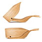 木质鲸鱼盒子 WOODEN WHALE BOX ,正如设计师 Karl Zahn 所说：“它把你的秘密都藏在它的微笑里”。售价49美元。