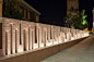 San Giorgio square, Quartucciu, Italy - Engineer: Massimiliano Onidi - Lighting products: iGuzzini illuminazione - Photographed by: Multivideo #Lighting #Wall #iGuzzini #Perspective #Linealuce: 