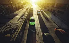 高清街景跑车电脑壁纸