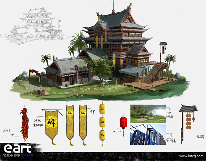 艺数绘特训班学员   场景原画   原画...