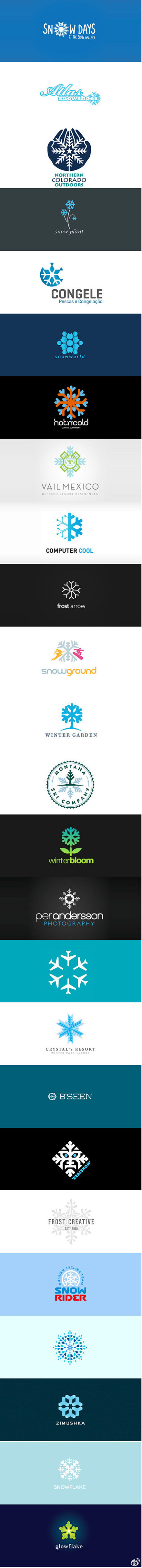 【Logo集粹！雪花Logo冰鲜速递】獸...