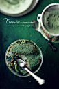 Tiramisu with green tea