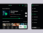 Car Navigation - Media menu battery maps driving netflix watch movie serie media ui self driving electric car interface car navigation
