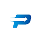 letter P with Arrow logo