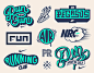 Dynamite! Crew | Nike Running Concept Vector Set