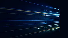 新视界！高清晰Windows10 Hero蓝色炫光系统主题壁纸下载封面大图
