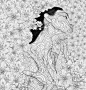 【菲律宾插画师Pedro Tapa作品】
菲律宾插画师 Pedro Tapa 用简单的线条创作出复杂图案。Pedro Tapa坚持了插画的审美标准，他以精美杂志上的女性作为绘画基础，呈现出优雅靓丽的女性形象。他致力于绘出既是简单天然型、又是完美理想型的女性。
