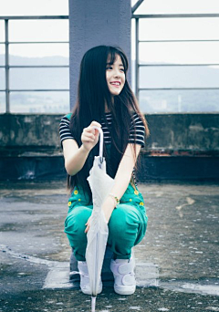 微雪轻扬采集到美女