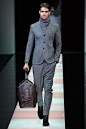 米兰男装周Giorgio Armani Menswear Fall/Winter 2015秋冬男装发布