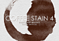 Free Coffee Stain Photoshop Brushes 4