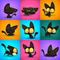 Hey! Kitty,kitty! Pop the art!, Kim Ettinoff : We all love cats! <br/>Mine was a good inspiration,My little Black jack! <br/>They would be a lovely wallpaper!<br/>Don't you think?  Please Have a try!