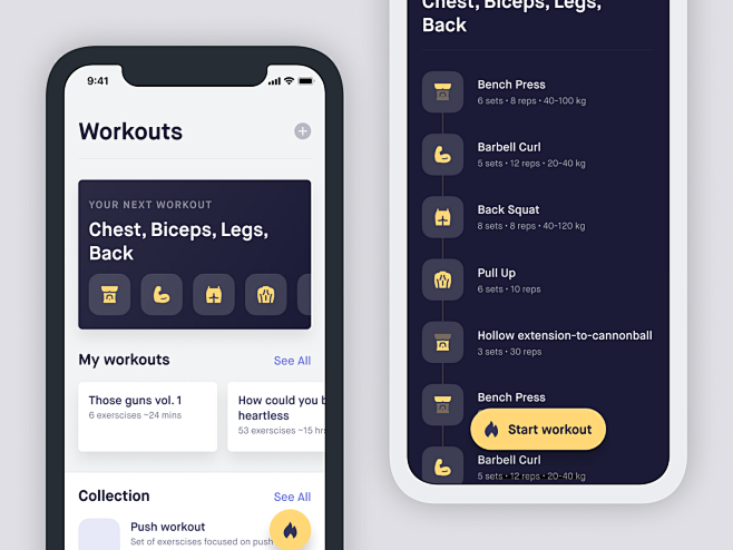 Workout tracker<br/>...