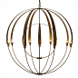 Hubbardton Forge 19424812-07-NO Double Cirque 12 Light Large Scale Chandelier in Dark Smoke