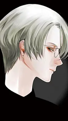 动漫忧郁深邃美男子帅气插画图片手机壁纸