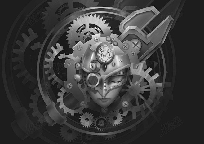朋克机械服务器图标|同人|蒸汽朋克|图标...