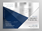 Abstract geometric business brochure design