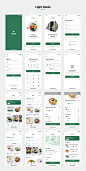 高级食品送货App UI套件，Kupa  - 食品交付应用UI套件
