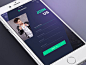 Athletica Login & Register Page - Free Athletics App现代网页注册和登录页面设计案例