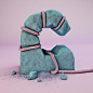 The Sculpted Alphabet : THE SCULPTED ALPHABETNew tools, new playgrounds. One single rule: Choose a letter and sculpt it! Maxon gave us it's new sculpting tools with the last releases of Cinema 4D. Our goal was to create the whole alphabet and achieve some