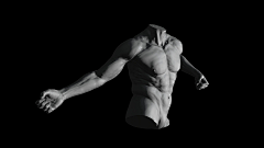 小K-ART采集到【人体】手办-3D模型