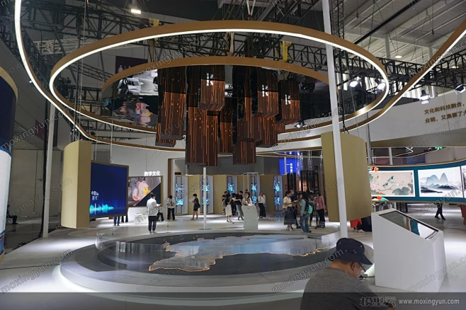 2023第十九届（深圳）国际文博会展台搭建图片-模型云展台设计案例-花瓣网