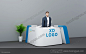 商业展览接待台3d模型
