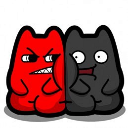 魔鬼猫表情挤脸