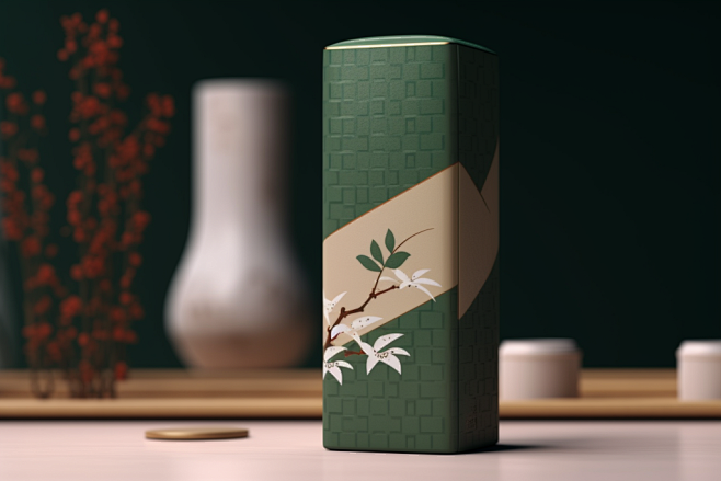 茶罐效果图设计茶叶罐装包装样机模型效果图