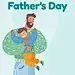 Cute Father‘s Day Cartoon Celebrate Blessing Card