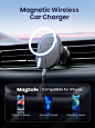 UGREEN MagSafe Car Mount Charger Wireless Magnetic Car Phone Hold