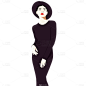 扁平插画-女性元素