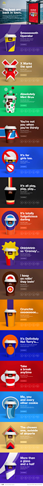McDonald's // The Boys Are Back in Town : The Boys Are Back in TownBranding ConceptI thought it would be cool to develop some of my very own McDonald's hot drink designs but in a more abstract and simplistic style. Developing flavors I would love to drink
