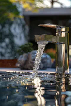 洗手池水龙头图片摄影图