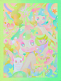 今日分享 NO.1837 糖果 #每日灵感分享##设计秀# @微博美学 创作人： So Youn Lee ​​​​