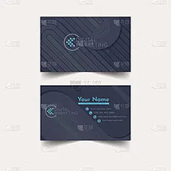 物流贺卡模板矢量设计，企业贺卡模板设计，双面创意贺卡模板。双面现代名片
