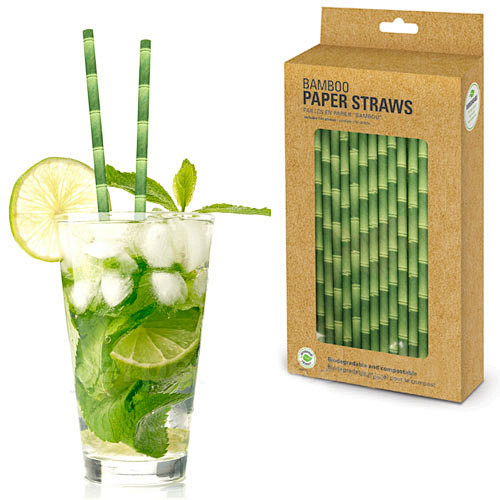 PAPER STRAWS 环保竹材质 竹...