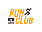 A second, dynamic, Nathan Team UK Run Club logo concept.