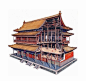 令人惊叹的中国古代建筑透视图_资讯频道_凤凰网