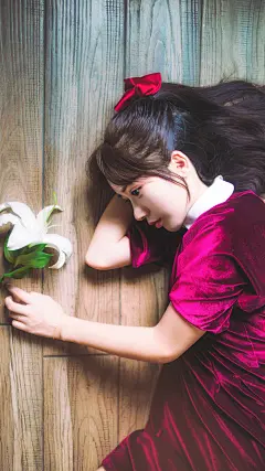 清纯少女图片日系写真手机壁纸-55壁纸网