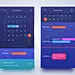 一组日历ui界面设计-UI设计网uisheji.com - #UI# #APP#